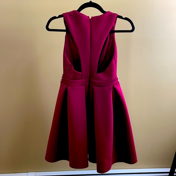 ASOS Maroon Coctail Dress - Picture 2 of 4